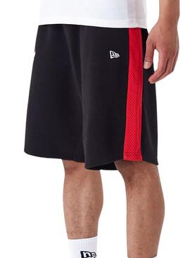 Bermuda New Era Chicago Bulls NBA Preto Homem