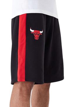 Bermuda New Era Chicago Bulls NBA Preto Homem