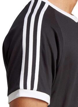 Camiseta Adidas 3-Stripes Tee Preto Para Homem.