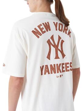 Camiseta New Era New York Yankees MLB Branca Masculina