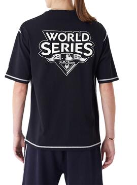 Camiseta New Era New York Yankees MLB Preto Homem