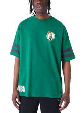 Camiseta New Era NBA Boston Celtics Verde Homem