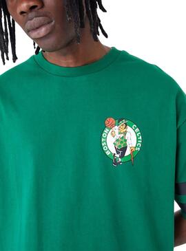 Camiseta New Era NBA Boston Celtics Verde Homem