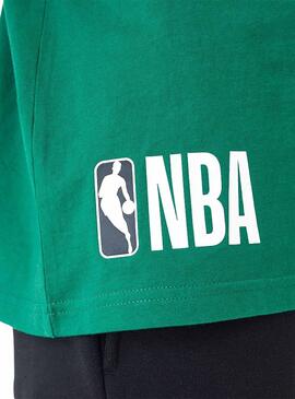 Camiseta New Era NBA Boston Celtics Verde Homem