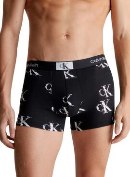 Cueca Calvin Klein Distressed Preto Homem