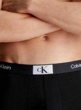 Cueca Calvin Klein Distressed Preto Homem