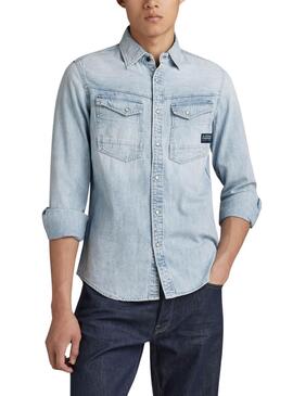 Camisa G-Star Dakota Slim Denim para Homem.