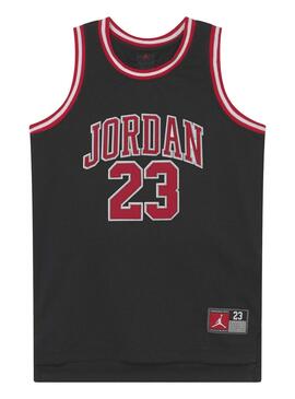 Camiseta Jordan 23 Malha Preto para Menino