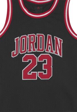 Camiseta Jordan 23 Malha Preto para Menino