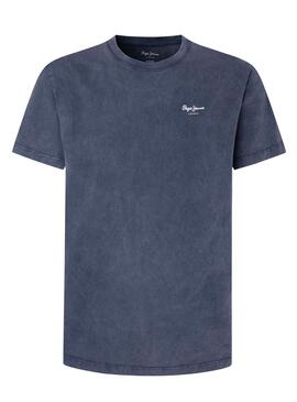 Camiseta Pepe Jeans Jacko Azul Marinho para Homem