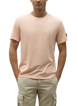 Camisa Ecoalf Vent Laranja para Homem.