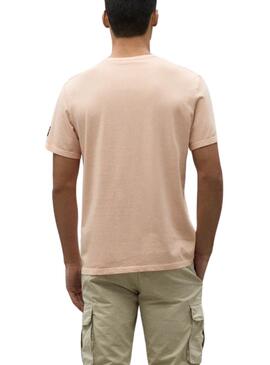 Camisa Ecoalf Vent Laranja para Homem.