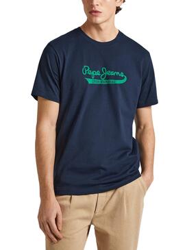 Camiseta Pepe Jeans Claude Marino para Homem