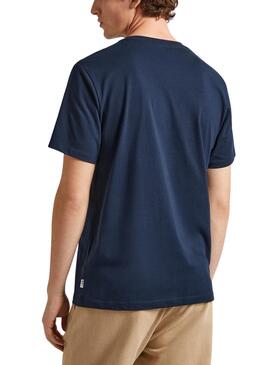 Camiseta Pepe Jeans Claude Marino para Homem