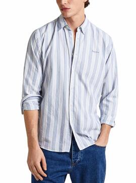 Camisa Pepe Jeans Pacific Branca para Homem.