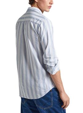 Camisa Pepe Jeans Pacific Branca para Homem.