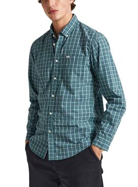 Camisa Pepe Jeans Patton Verde para Homem.