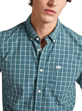 Camisa Pepe Jeans Patton Verde para Homem.