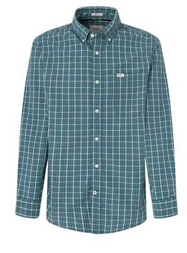 Camisa Pepe Jeans Patton Verde para Homem.