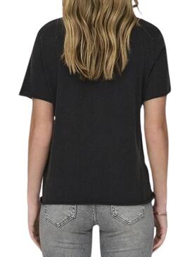 Camisa Only Lucy Negra para Mulher