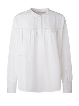 Blusa Pepe Jeans Clementina Branca para Mulher