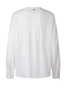 Blusa Pepe Jeans Clementina Branca para Mulher