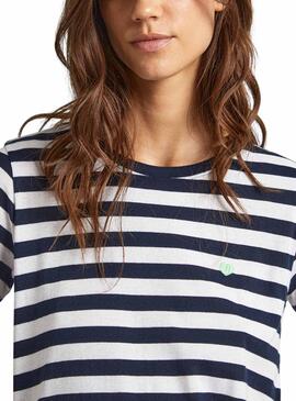 Camiseta Pepe Jeans Jinx Marinho para Mulher