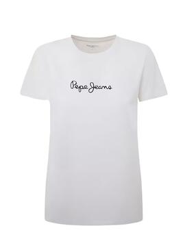 Camiseta Pepe Jeans Lorette Branca para Mulher