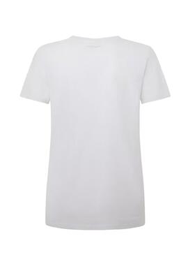 Camiseta Pepe Jeans Lorette Branca para Mulher