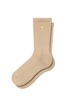 Meias Carhartt Chase Socks Bege para Homem.