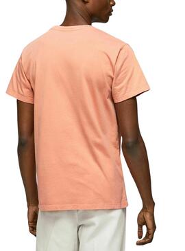 Camisa Pepe Jeans Jacko Laranja para Homem