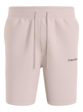 Bermuda Calvin Klein Institutional Rosa Homem