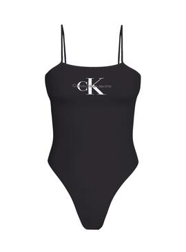 Body Calvin Klein Monólogo Strappy Preto Mulher