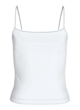 Camiseta Calvin Klein Monologo Strappy Branco Mulher