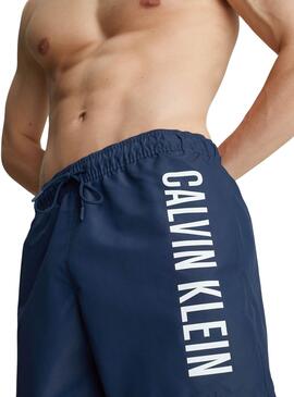 Shorts de banho Calvin Klein Drawstring Azul-marinho Para Homens