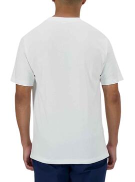Camiseta New Balance Never Age Branca para Homem.