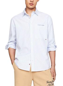 Camisa Tommy Jeans Classic Rayas para Homem