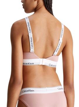 Bralette Calvin Klein Light Rosa para Mulher.