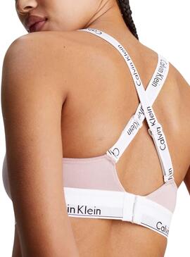 Bralette Calvin Klein Light Rosa para Mulher.