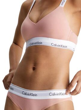 Calcinha Calvin Klein Dued Rosa para Mulher