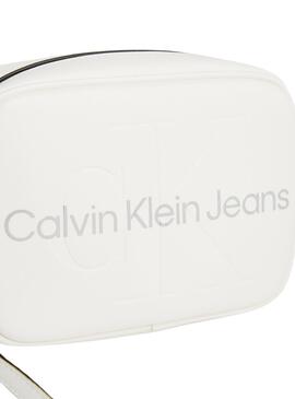 Bolsa Calvin Klein Cam Branco para Mulher