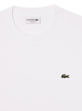 Camiseta Lacoste Clássica Branca para Homem