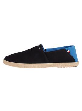 Alpargatas Tommy Hilfiger Core Negras para Homem.