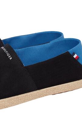 Alpargatas Tommy Hilfiger Core Negras para Homem.