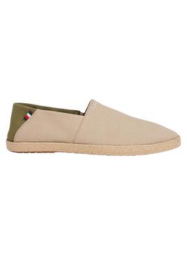 Alpargatas Tommy Hilfiger Core Beige para Hombre traduzido para o português é Alpargatas Tommy Hilfiger Core Bege para Homem.