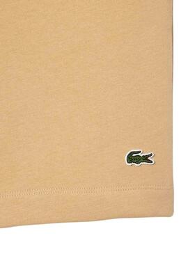 Bermuda Lacoste Eco Bege para Homem.