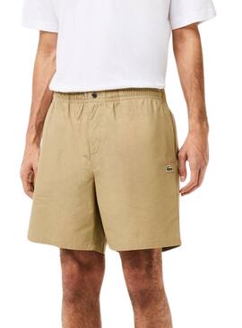 Bermudas Lacoste Relaxed Beige para Homem