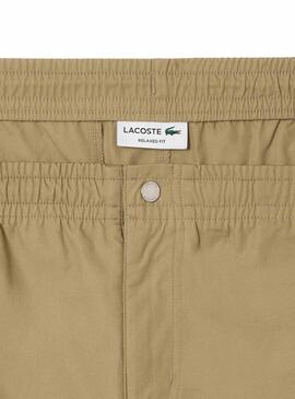 Bermudas Lacoste Relaxed Beige para Homem