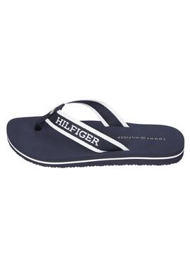 Chinelos Tommy Hilfiger Webbing Pool Marinho Mulher