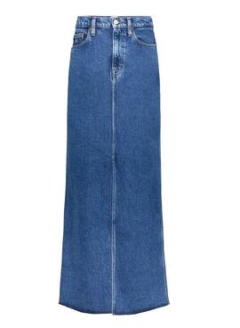 Saia Tommy Jeans Claire High Maxi Denim Mulher